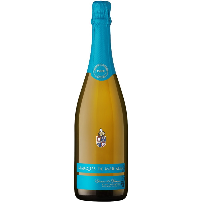 Marquês de Marialva Blanc de Blanc Zoete mousserende witte wijn Marquês de Marialva Blanc de Blanc Zoete mousserende witte wijn