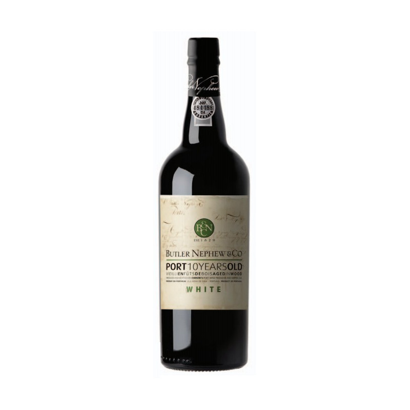 Butler Nephews 10 Jahre alt weißer Portwein Butler Nephews 10 Jahre alt weißer Portwein