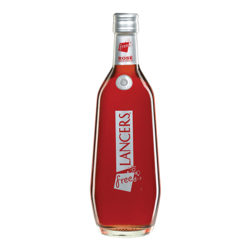 Kostenloser Roséwein der Lancers