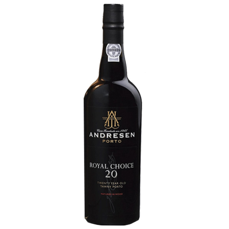 Andresen 20 ans d'âge Royal Choice Vin de Porto Andresen 20 ans d'âge Royal Choice Vin de Porto
