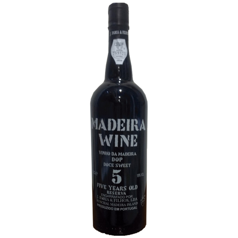 Madeira Wine 5 Years Old Sweet Madeira Wine 5 Years Old Sweet