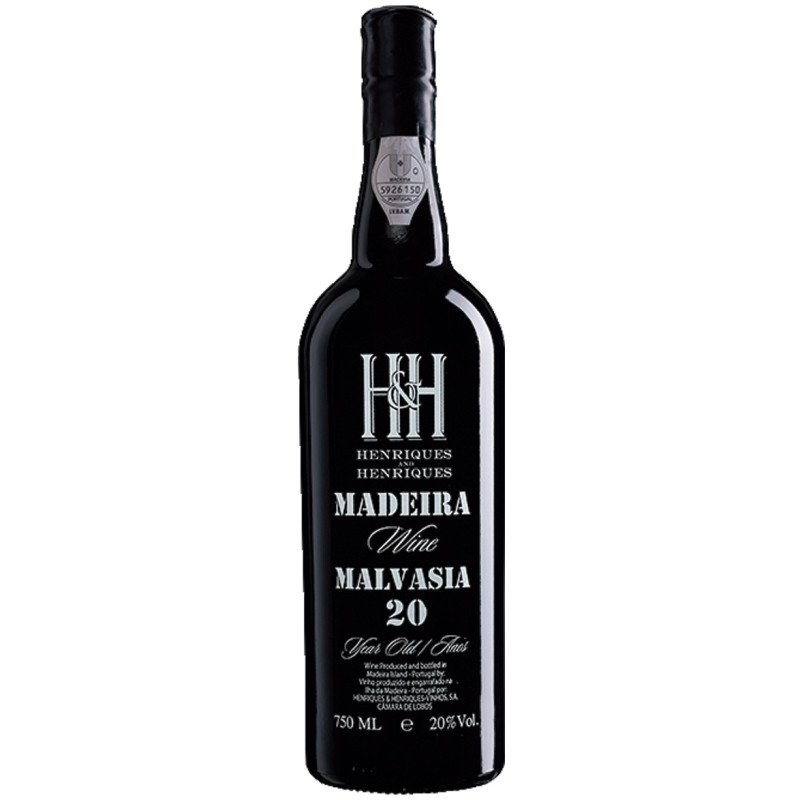 Henriques Henriques Malvasia 20 jaar oude Madeira wijn Henriques Henriques Malvasia 20 jaar oude Madeira wijn