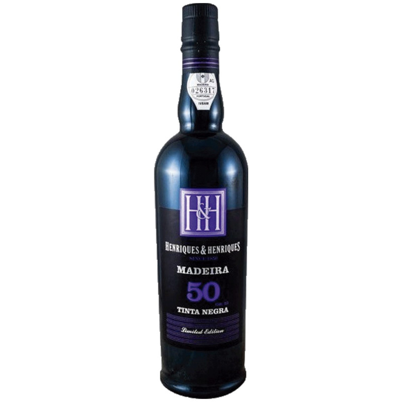 Henriques Henriques Tinta Negra 50 jaar oude Madeira Wijn Henriques Henriques Tinta Negra 50 jaar oude Madeira Wijn