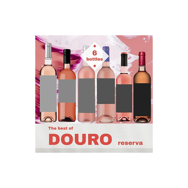 Pakkaa Douro Reserva Rose - 6 kappaleen kotelo Pakkaa Douro Reserva Rose - 6 kappaleen kotelo