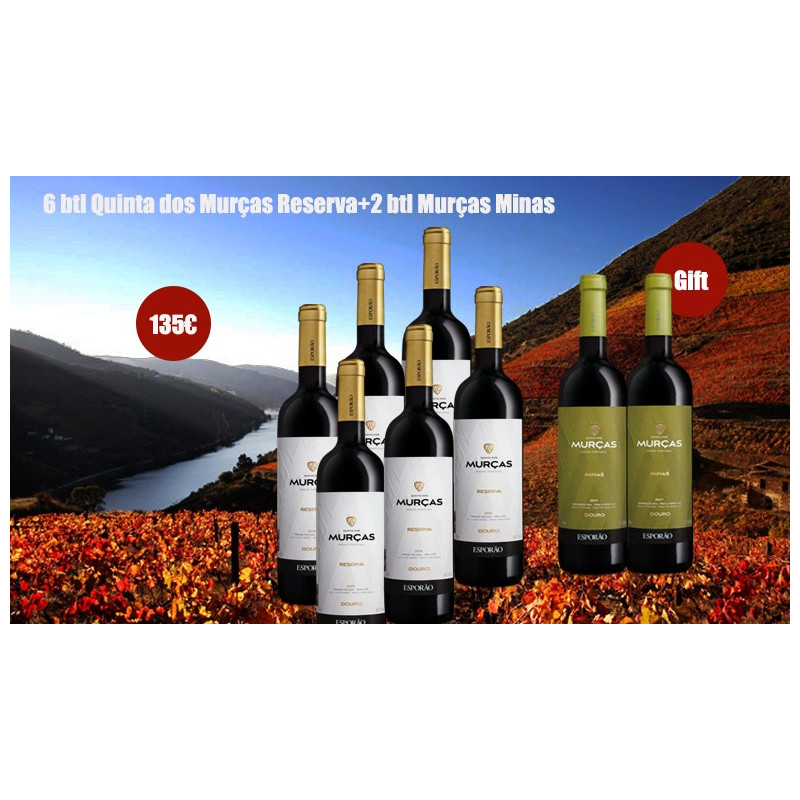 Promotion Quinta dos Murças Reserva Red Wine + Minas Red Wine
