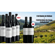 Tarjous: Quinta de Valbom -punaviini + Herdade dos Grous -punaviini