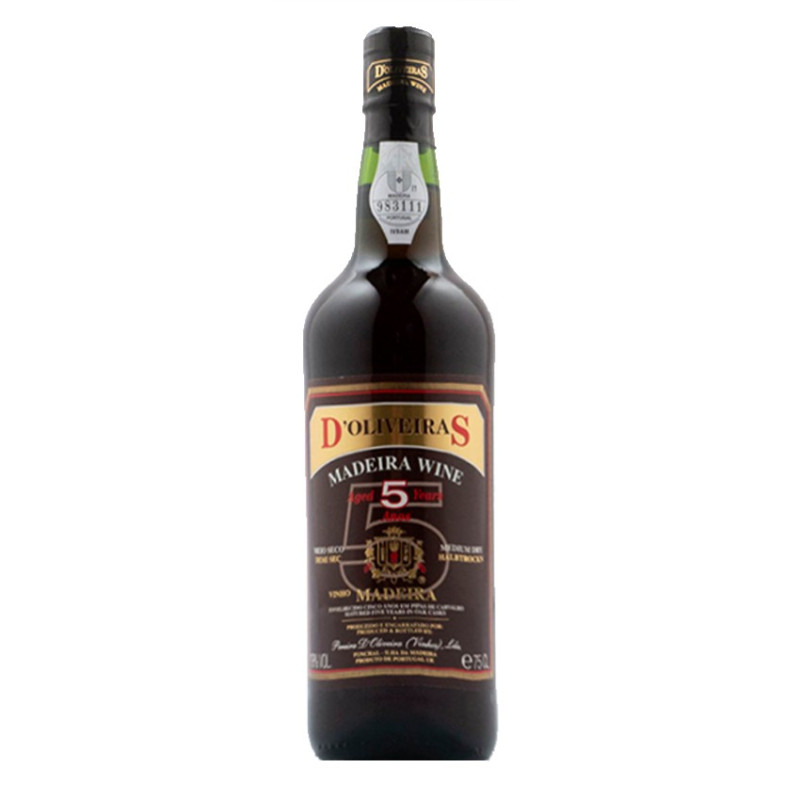 D'Oliveiras 5 Years Medium Dry Madeira Wine D'Oliveiras 5 Years Medium Dry Madeira Wine