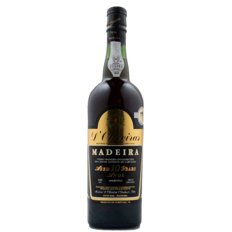 D'Oliveiras 10 Years Dry Madeira Wine
