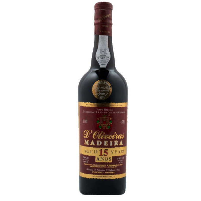 D'Oliveiras 15 ans Vin de Madère doux D'Oliveiras 15 ans Vin de Madère doux