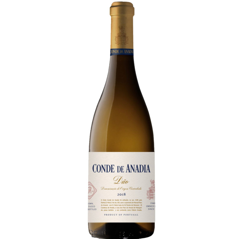 Conde de Anadia 2018 Blanc de Noir Witte Wijn Conde de Anadia 2018 Blanc de Noir Witte Wijn