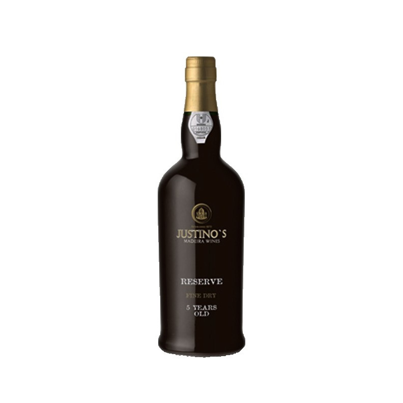 Vino di Madeira Fine Dry Madeira di 5 anni di Justino Vino di Madeira Fine Dry Madeira di 5 anni di Justino