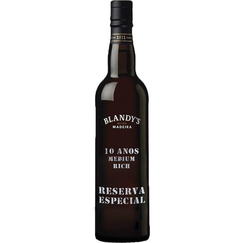 Blandy's 10 Ans Reserva Especial Madère Vin (500 ml) Blandy's 10 Ans Reserva Especial Madère Vin (500 ml)