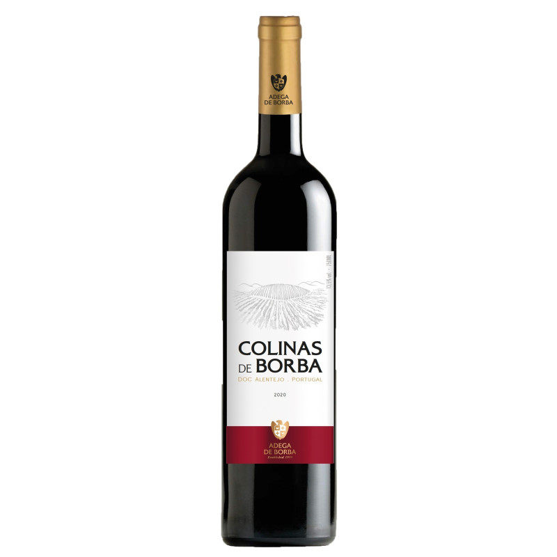 Colinas de Borba 2020 Rotwein mit intensiver Granatfarbe Colinas de Borba 2020 Rotwein mit intensiver Granatfarbe