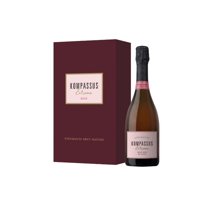 Kompassus Extreme Pinot Noir Sparking Rosé Wein Kompassus Extreme Pinot Noir Sparking Rosé Wein