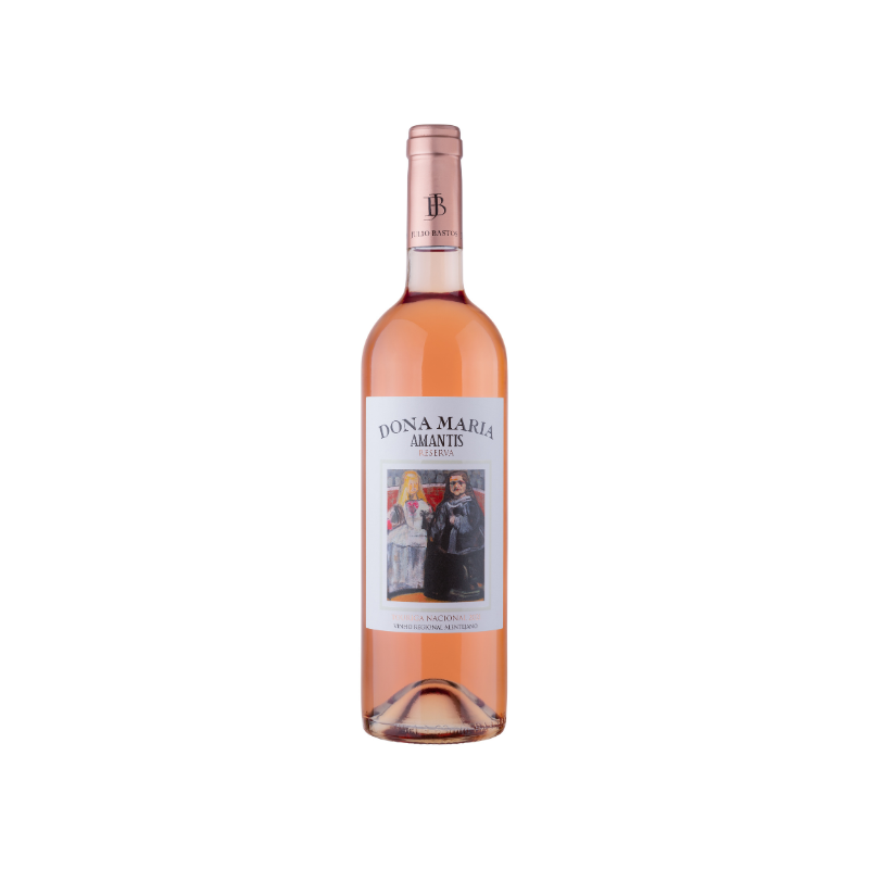 Dona Maria Amantis Reserva 2021 Rosé Wein Kupferfarbe Dona Maria Amantis Reserva 2021 Rosé Wein Kupferfarbe