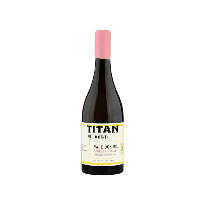 Titan de Vale dos Mil 2022 Vin Rosé élégant saumon Titan de Vale dos Mil 2022 Vin Rosé élégant saumon