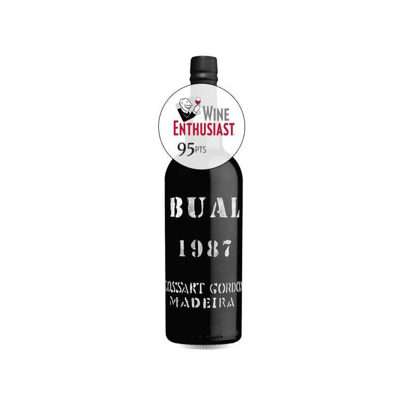 Bouteille Cossart Gordon Bual Millésime 1987
