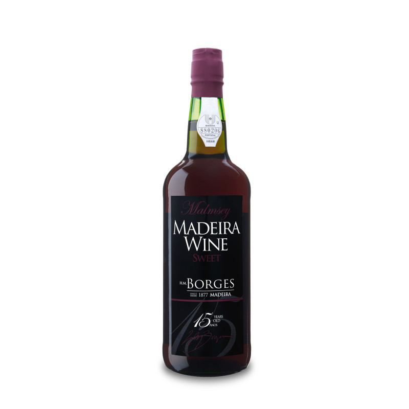 HM Borges Malmsey 15 jaar oude Madeira wijn HM Borges Malmsey 15 jaar oude Madeira wijn