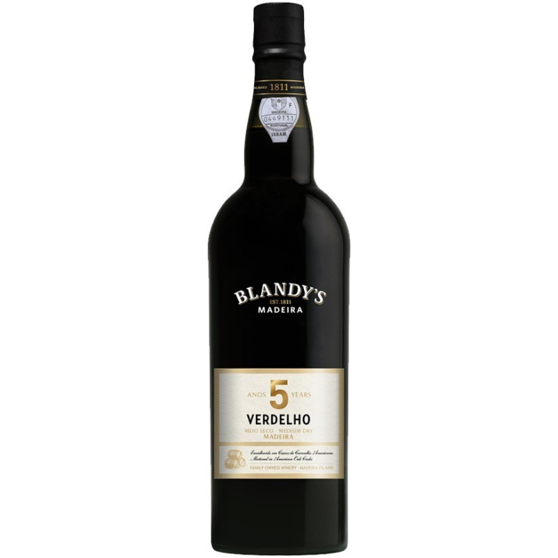 Blandy's 5 Jahre Verdelho mitteltrockener Madeirawein Blandy's 5 Jahre Verdelho mitteltrockener Madeirawein