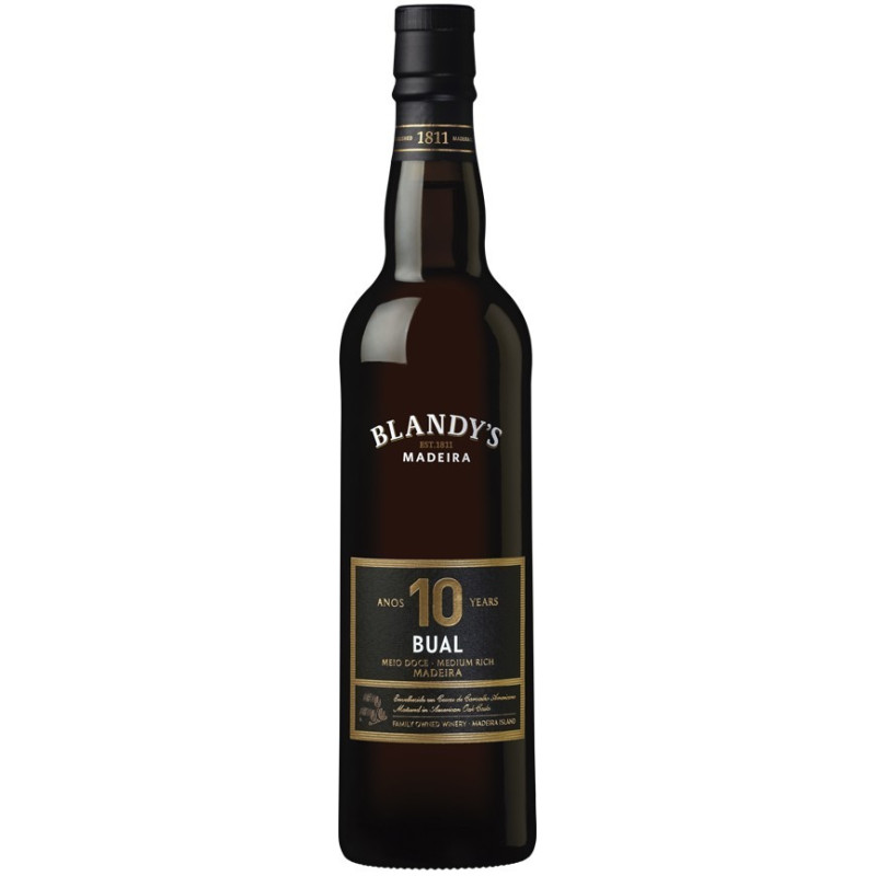 Blandy's 10 Years Bual Madeira Wine (500 ml) Blandy's 10 Years Bual Madeira Wine (500 ml)
