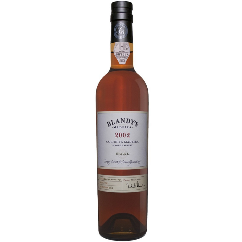 Blandy's Bual Colheita 2002 Vino Madeira (500 ml) Blandy's Bual Colheita 2002 Vino Madeira (500 ml)